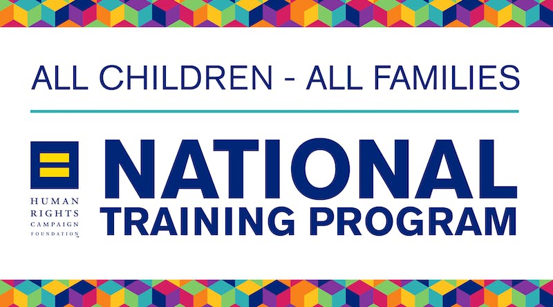 Logo for: All Children All Families - National Training Program