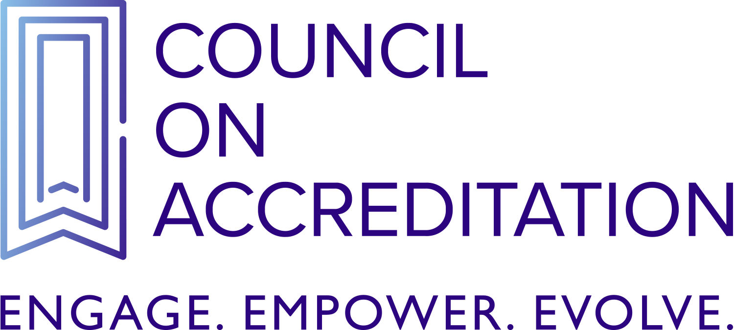 Logo for: Council on Accreditation